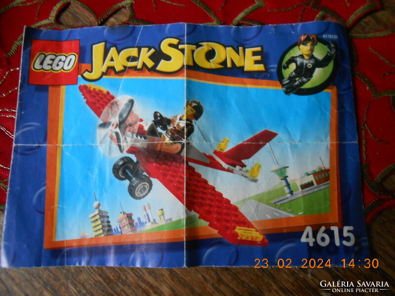 Lego jack stone 4615 red recon flyer, 2002