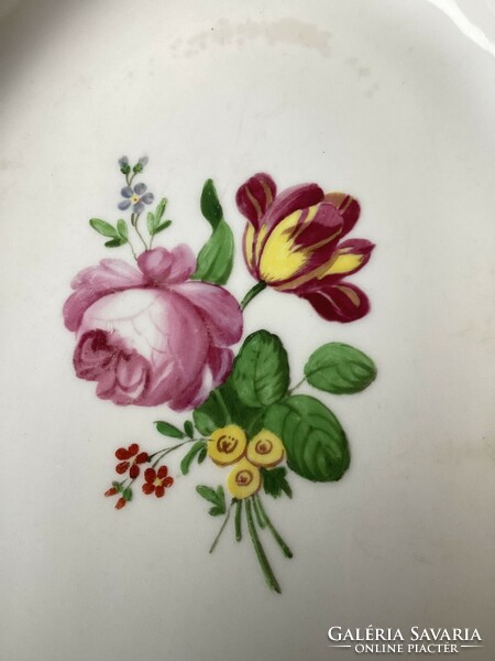 Alt Wien kézi festésű porcelán pecsenyés tál 1848 ból.