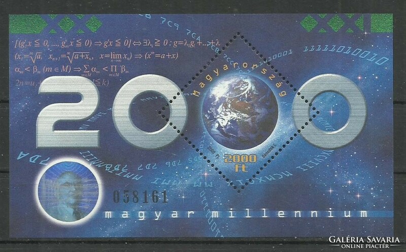 2000.-Millennium - mnh/**- famous Hungarian mathematicians