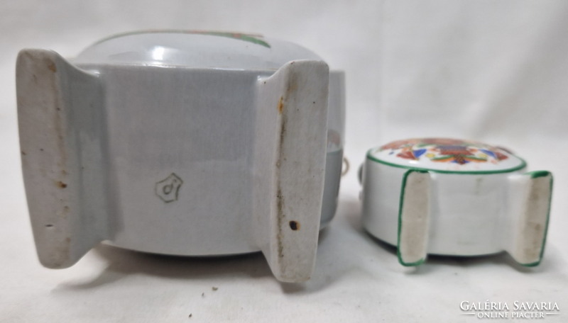 Zsolnay és Drasche porcelán kulacsok együtt eladók hibátlan állapotban