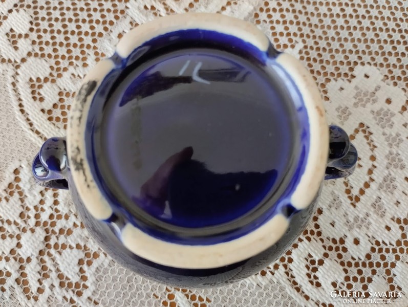 Kék és aranyozott porcelán teás / kávés készlet