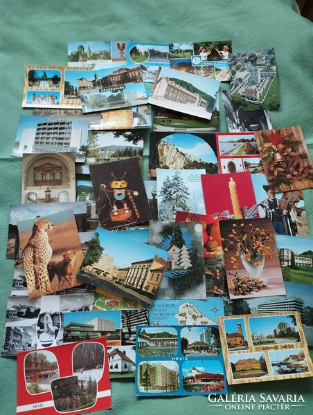 Mixed postcards (not postage stamps) 55 pcs