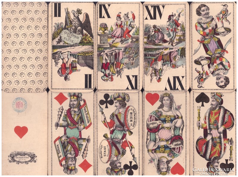 339. Tarokk kártya Piatnik Bécs 1890 körül
