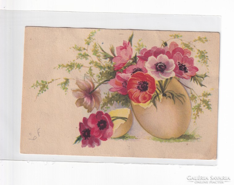 H:115 antique greeting card postmarked 
