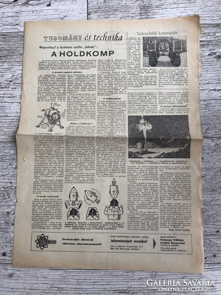 Accommodation on the moon newspaper, collection of newspaper articles (apollo program)