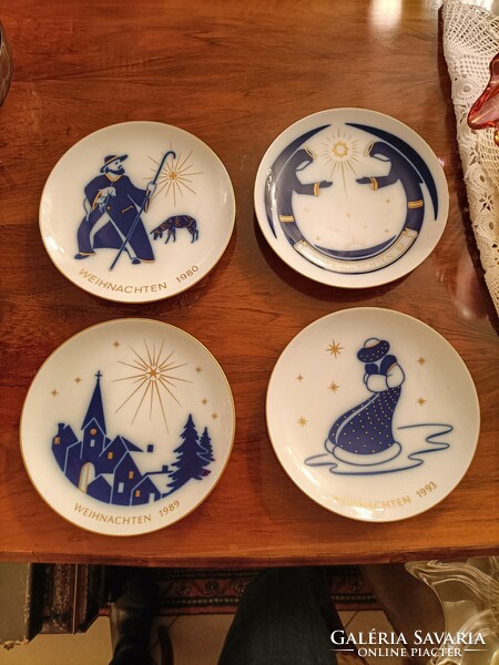 Kpm limited collector's plate 4 pcs