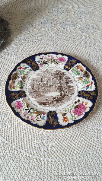 English mason's 1975 Christmas porcelain decorative plate with 