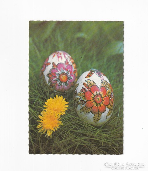 H:136 Easter greeting card postal clear 