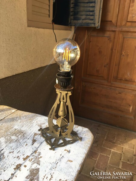 Old ship lamp, stands vertically in all positions
