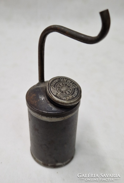 Ditmar antique copper oiler with branding in preserved condition