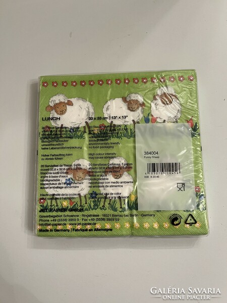 Special Easter decor napkin package - cheerful lamb, barika