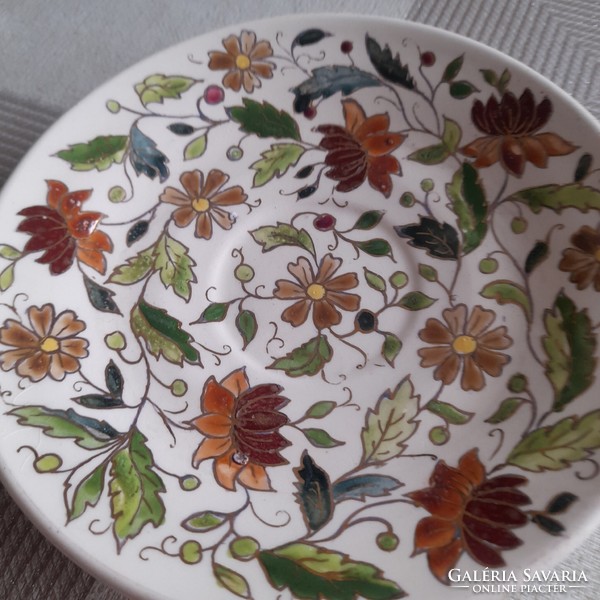 Schütz Cilli porcelán tányér virágmintás
