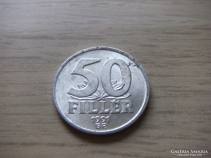 50 Filér 1991 Hungary