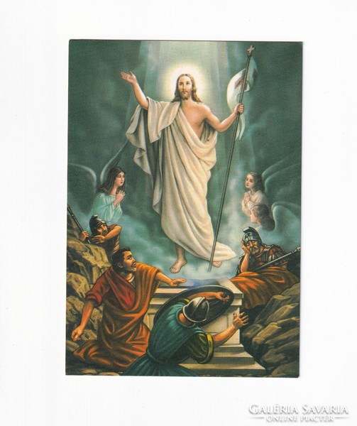 H:138 Vallásos Húsvéti Üdvözlő képeslap 02