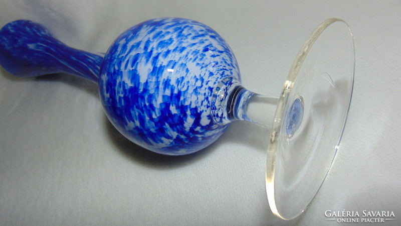 Elegáns régi muránói üveg váza  26 cm