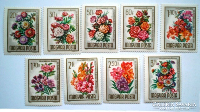 S2163-71 / 1965 liberation v. - Flower stamp line postage clear