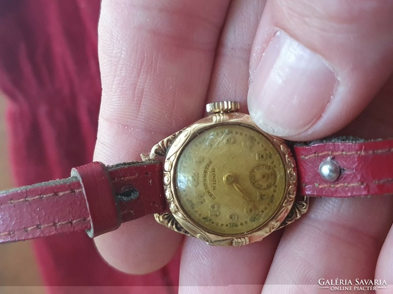 14 karátos antik arany óra