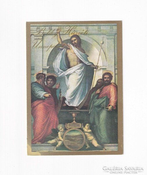 H:138 religious Easter greeting card