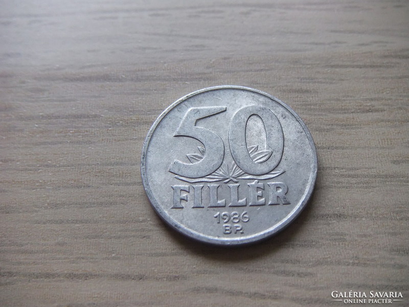 50 Filér 1986 Hungary