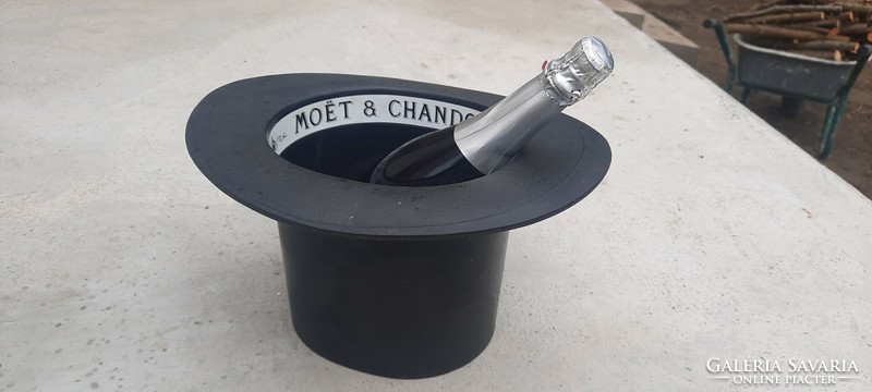 Retro MOËT & CHANDON pezsgőtartó jégvödör - cilinder alakú