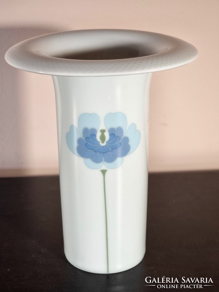 *Rosenthal *blue flower-blau blume* porcelain vase tapio wirkkala design Germany