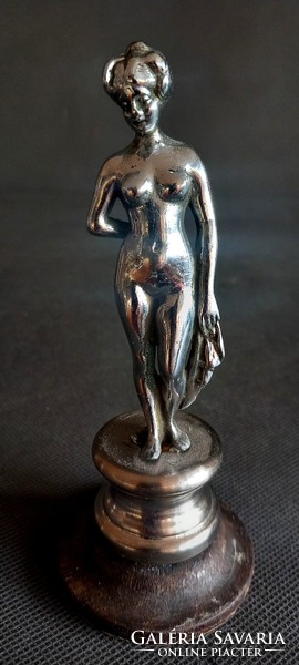 Art deco chrome nude statue. Negotiable!