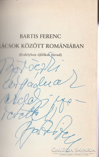 Bartis Ferenc: Rácsok között Romániában (DEDIKÁLT)