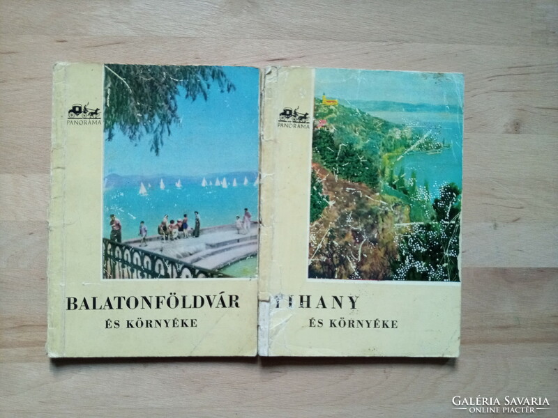 Retro small travel book Balatonföldvár and Tihany