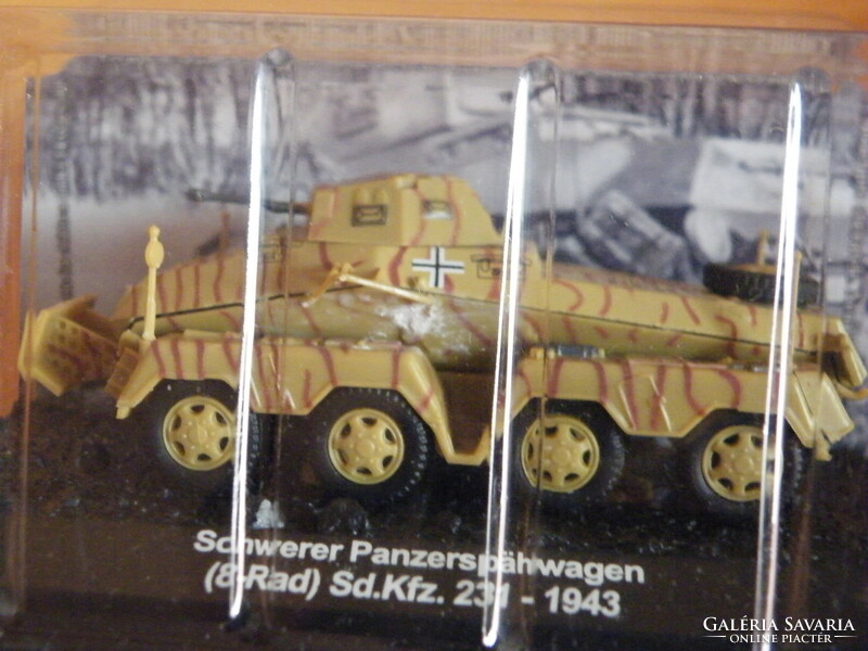 Amercom nehéz páncélozott felderítő jármű modell: Schwerer Panzerspahwagen (8-Rad) Sd.Kfz.231 -1943-