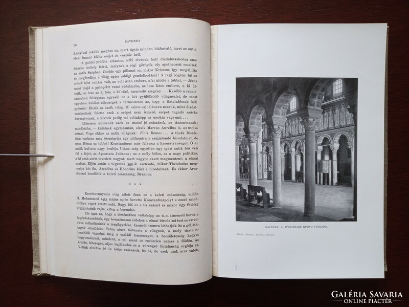 Pekár Gyula : Ferrara Ravenna Firenze - korképek 1907 MAKULÁTLAN könyv