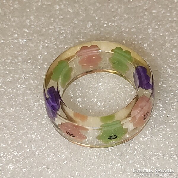 Cute plastic ring 17.8Mm (56)