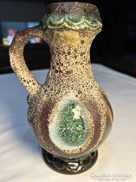 Dümler&breiden beautiful fat lava ceramic with numbered, beautiful colors. Collector's item