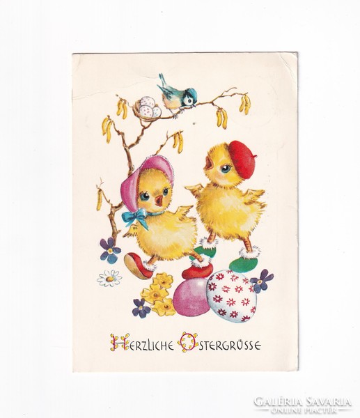 H:150 Húsvéti Üdvözlő képeslap "szép bélyeg"