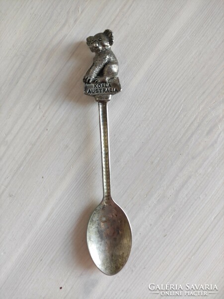 Australian kolala teddy bear handle silver plated alpaca teaspoon coffee spoon size