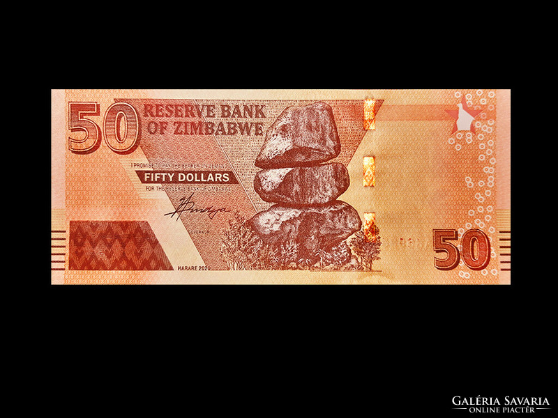 Unc - $50 - Zimbabwe - 2020 (New Money!)