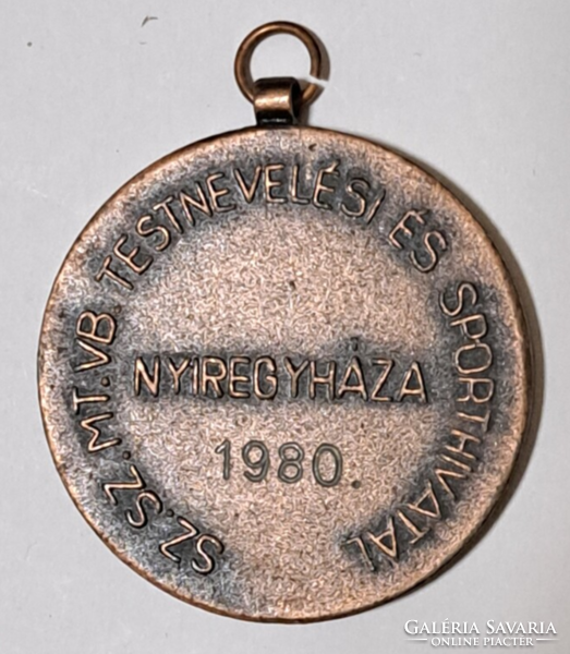 Running sports medal 1980. Nyíregyháza (6)