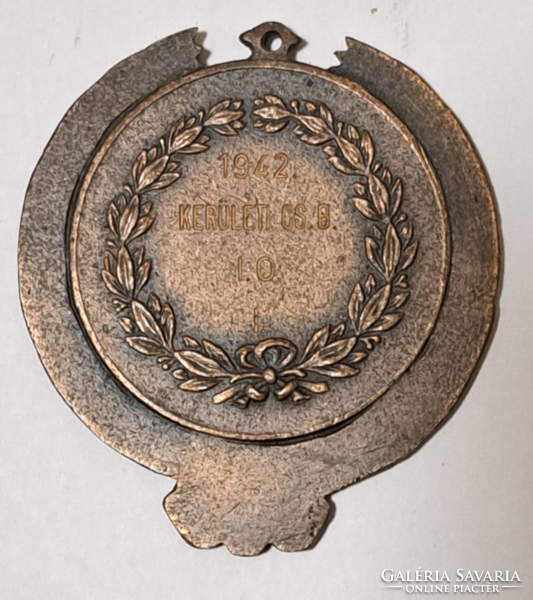 1934. Hungarian Bowling Association sports medal (5)