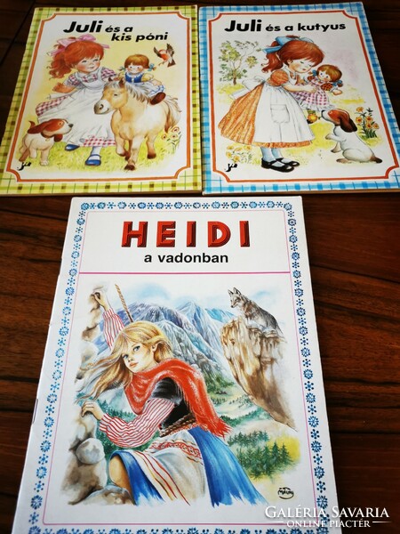 Gyüjtőknek : 1980-as évekből mese könyvek, Juli, Heidi