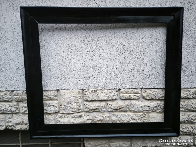 Antique wide black frame picture frame Biedermeier style