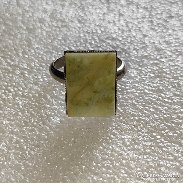 Brand new mineral stone adjustable ring