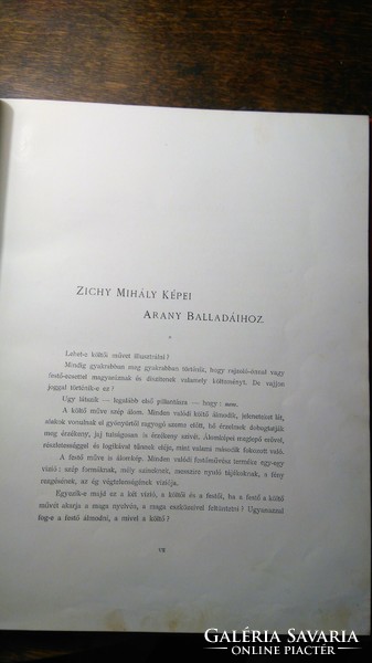Half price!!! 24 ballads of János Arany 1898 Pest diary with drawings by Mihály Zichy40 -gottermayer n. Binding