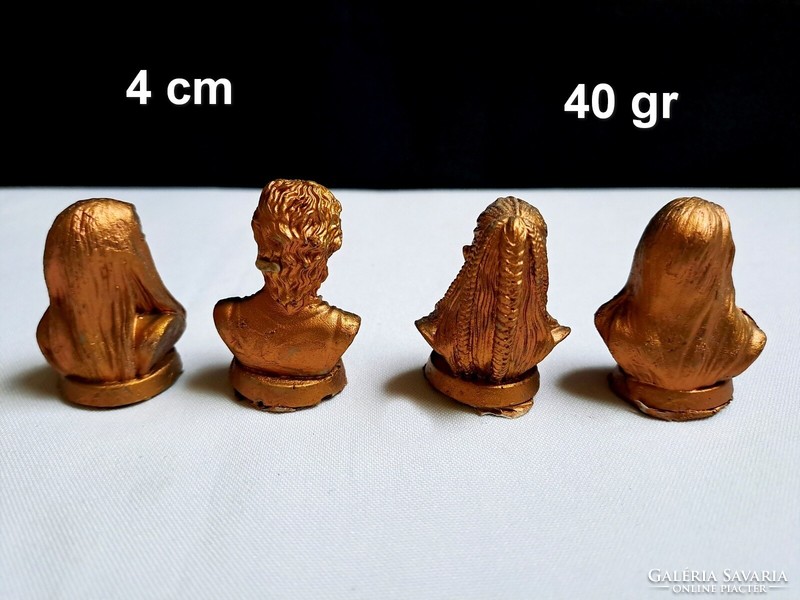 4 The lord of the rings painted with gold unique figure 4 cm