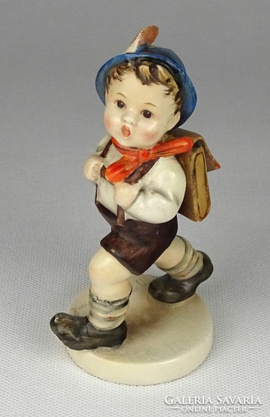 1Q685 old hat boy hummel porcelain figure 12.5 Cm