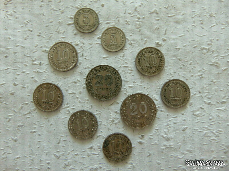 Malaysian Peninsula - borneo coins 10 lots!