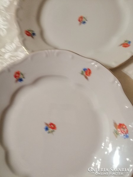 Poppy zsolnay plate in pairs