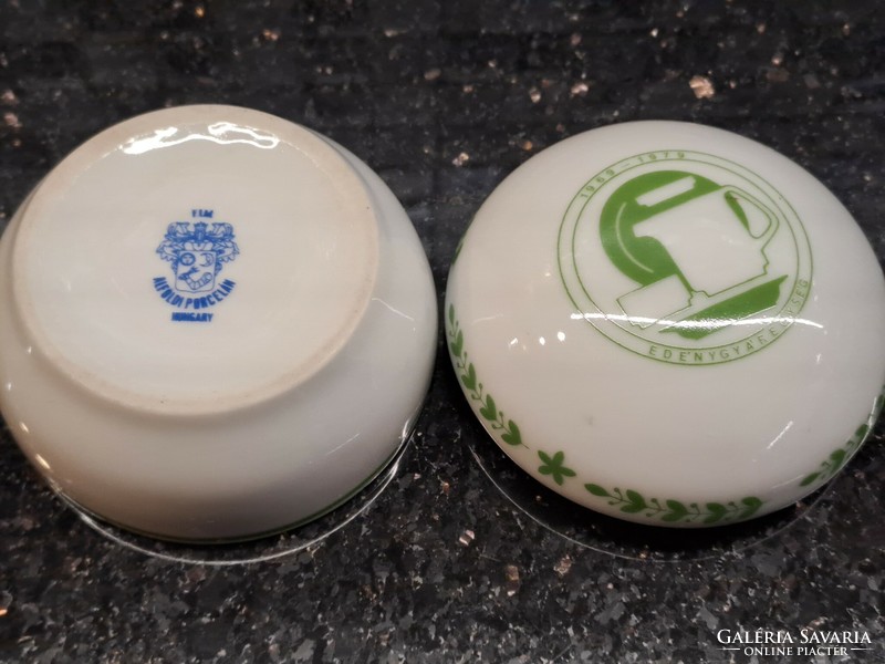 Retro lowland porcelain bonbonier 1969-1979 pot factory unit employee memorabilia