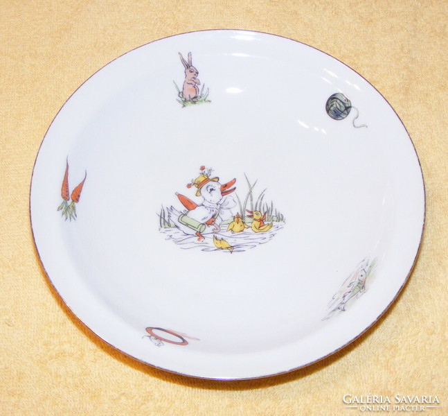 Czechoslovakian fairy tale pattern plate