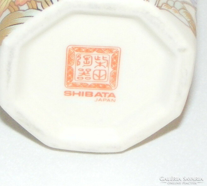 Japán Shibata porcelán váza
