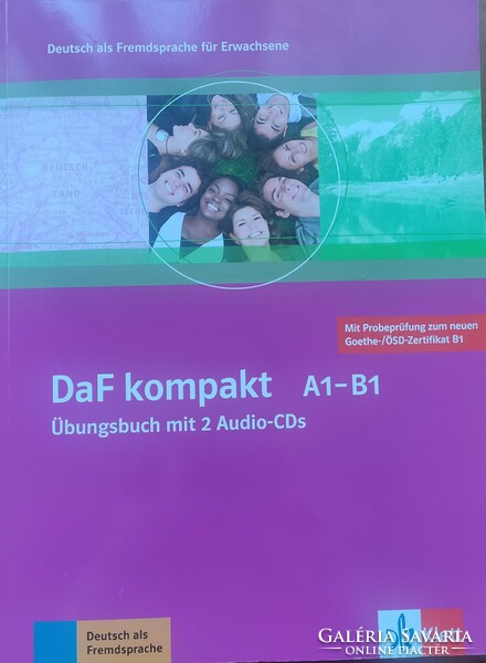 DaF Kompakt A1-B1 német nyelvkönyv+munkafüzet