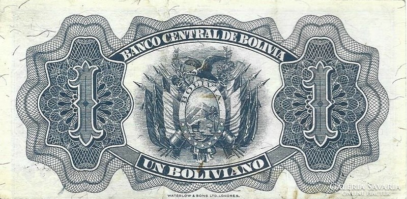 1 boliviano 1928 Bolívia